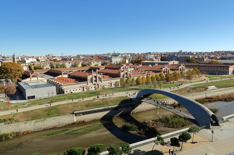 Matadero Madrid junto al río Manzanares
