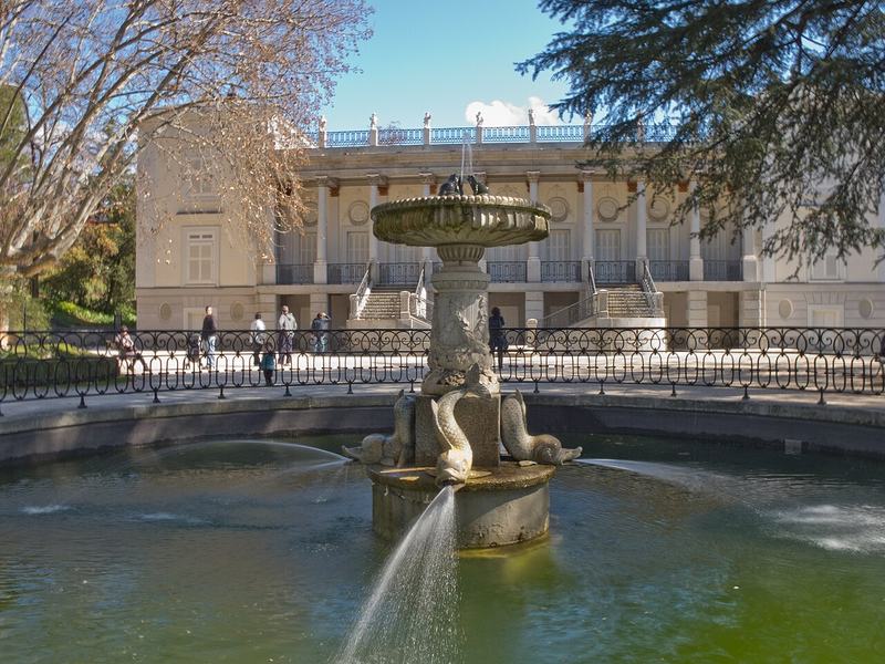 El palacio del parque de El Capricho