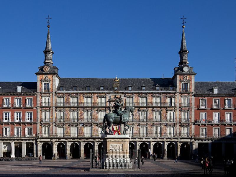 La Plaza Mayor y la Casa de la Panadería