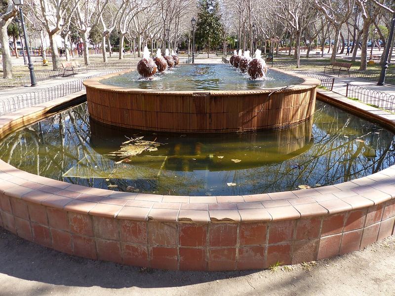 Fuente en el parque El Calero