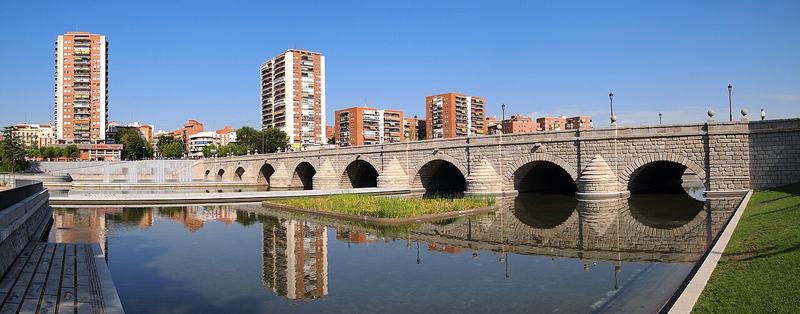 El puente de Segovia sobre el Manzanares