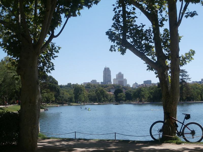 El lago de la Casa de Campo