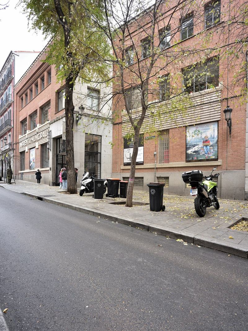 Fachada de la Imprenta Municipal en la calle Concepción Jerónima