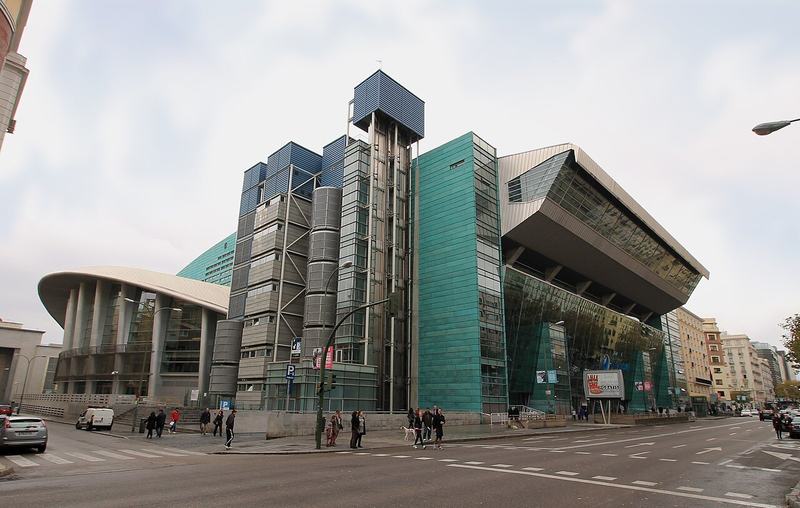 Exterior del Palacio de Deportes de Madrid, recinto Movistar Arena